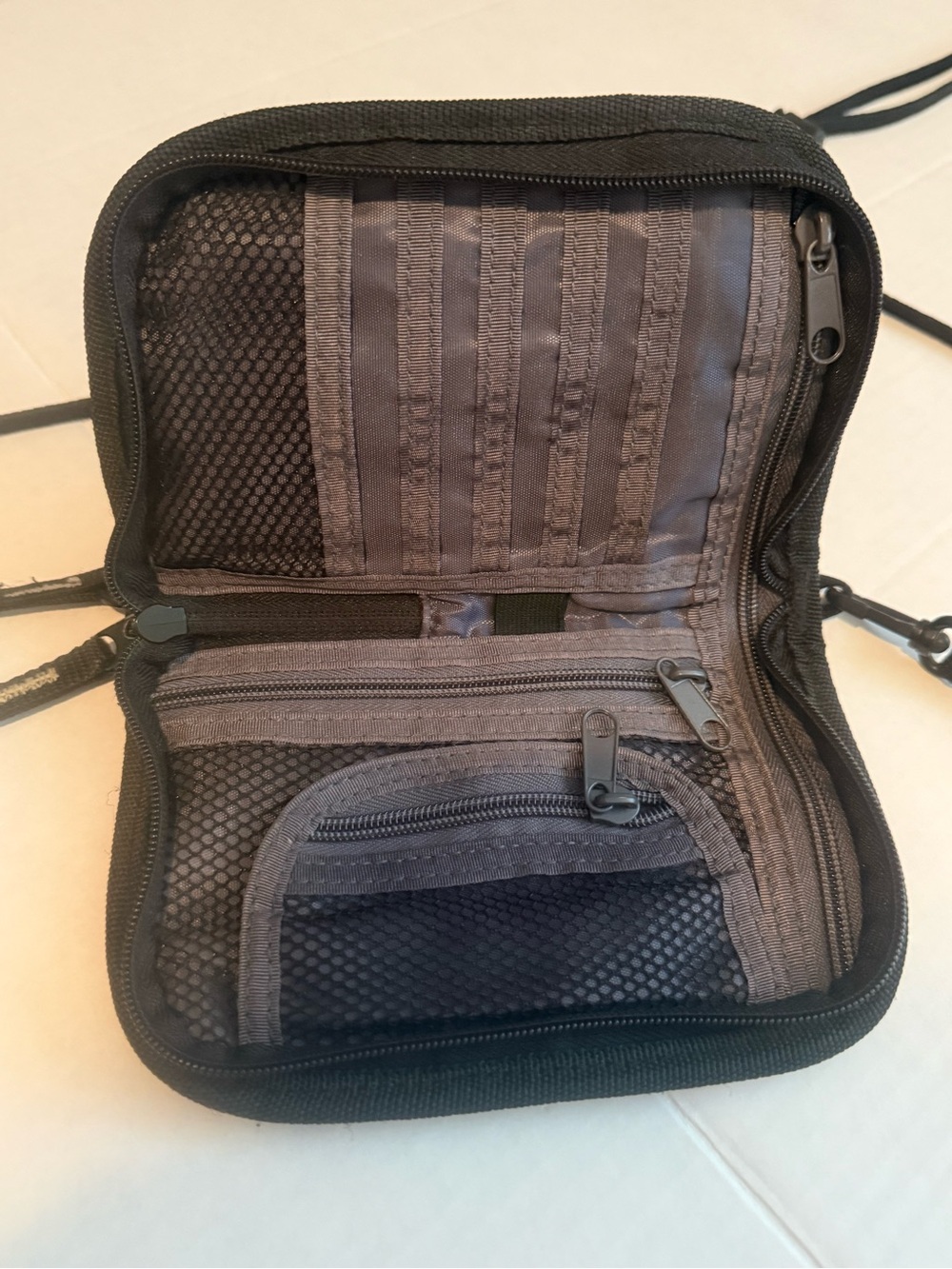 Roots Black Crossbody Bag with Adjustable Strap - Picture 3 of 6